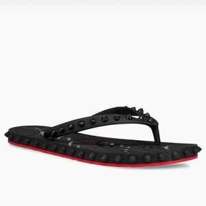Dupe Louboutin Studded Flip Flops